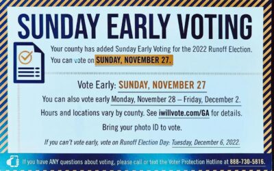 Reposted from @michaeljdavis777 Early voting 🗳️ on Sunday.  #atl #atlanta #atlantaga #atlantasocial