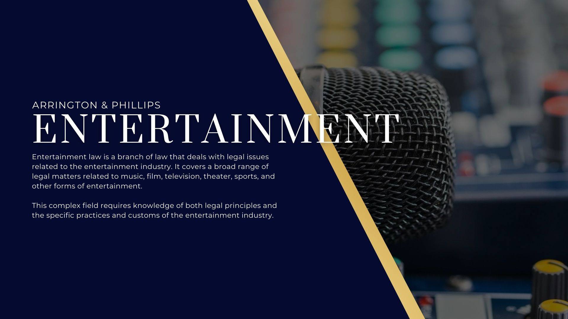 Entertainment Law in Atlanta